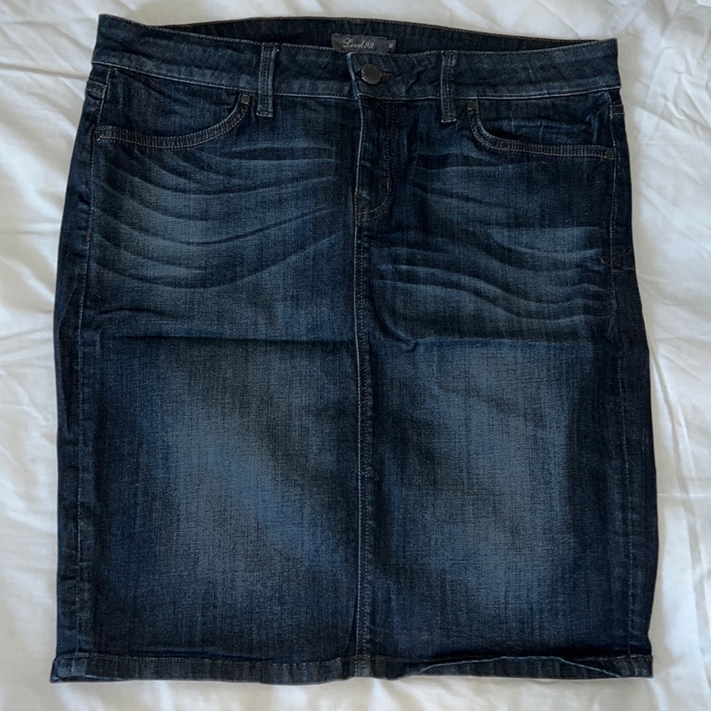 Anthropologie Level 99 Jeans Skirt